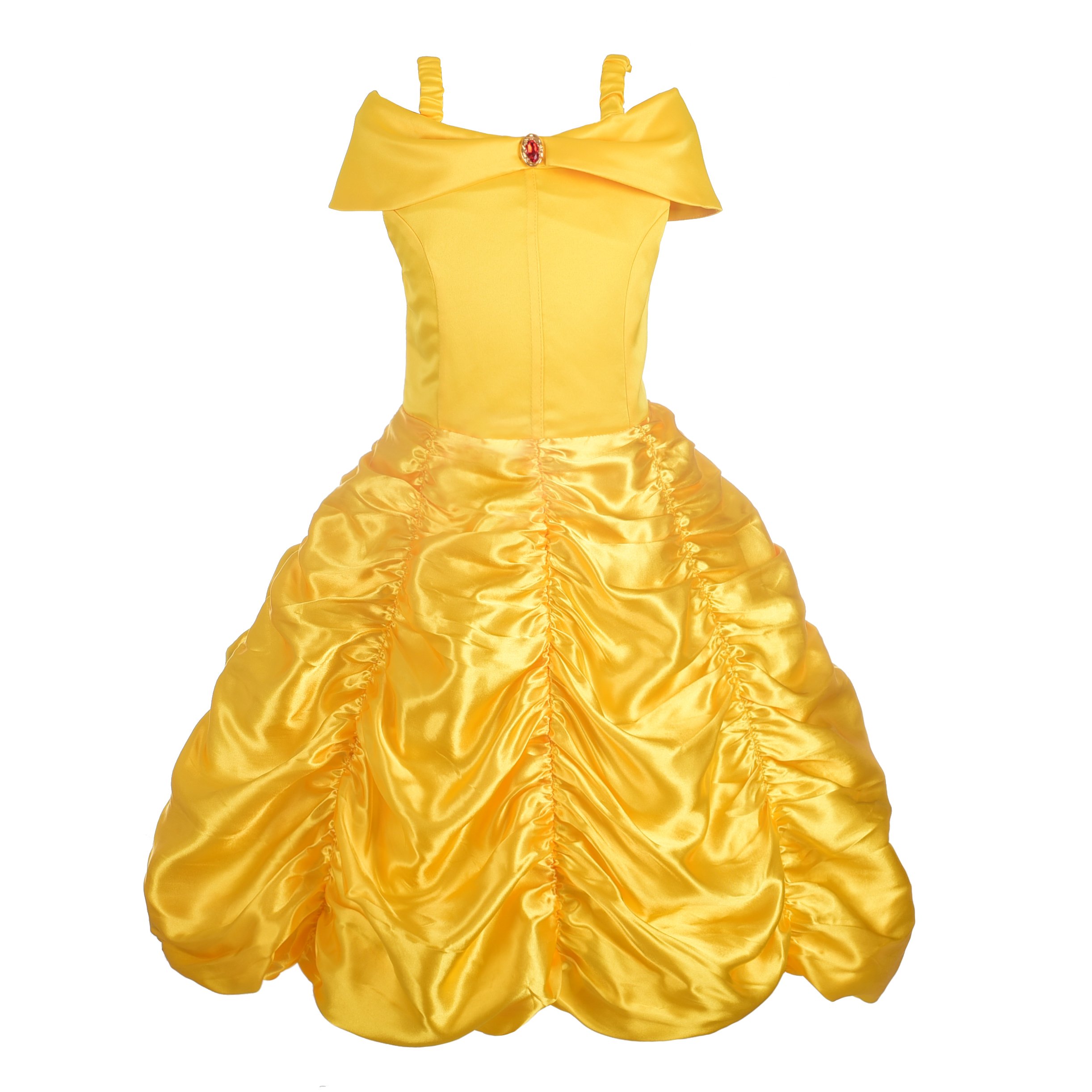 Dressy Daisy Baby Girls' Princess Belle Costumes Princess Dress up Halloween Costume Size 18-24 Months