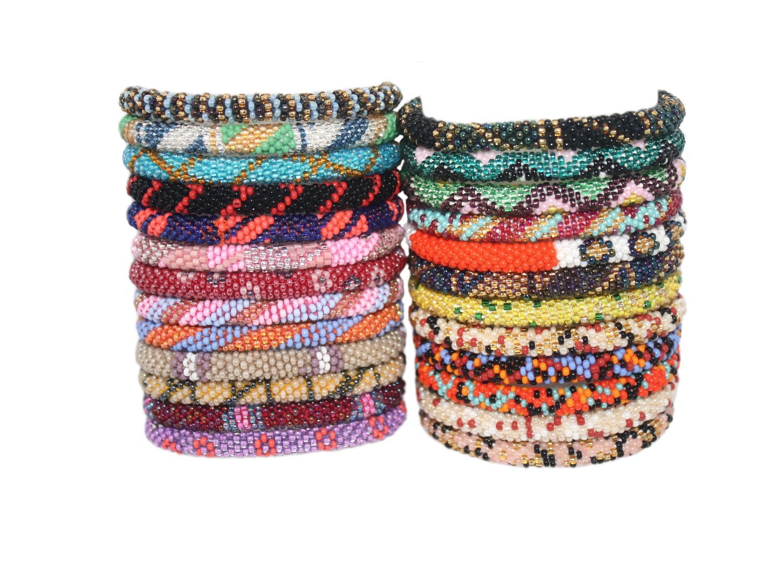 Goldenlines 12 Random Mix Bracelets Nepal bracelets Roll On Bracelet (SET OF 12)